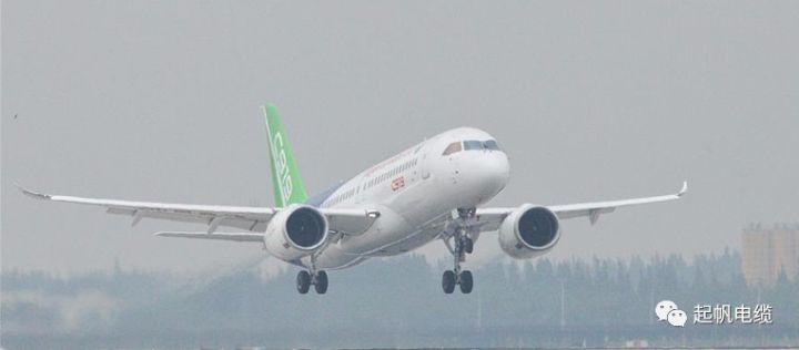 尊龙凯时电缆助力C919试飞成功